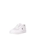 SNEAKERS UOMO RALPH LAUREN POLO COURT WHITE/BLACK - 4