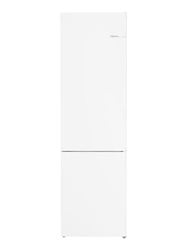 Bosch KGN39VWEQ Serie 4, Frigorifero combinato da libera installazione, Total No Frost, Cassetti VitaFresh, PerfectFit, Luce LED, Bianco, 203 x 60 cm