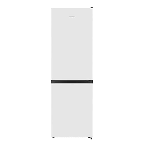 Hisense RB390N4AWE Frigorifero Combinato a libera installazione,Total No frost con ventilazione multiflow, Colore Bianco, Altezza 186 cm, capacità netta 302 L