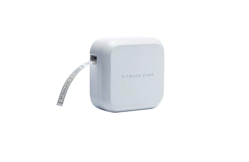 Brother PTP710BTHZ1 Lettering Dispositivo Cube Plus PT-P710BT USB 3.5-24 mm, Bianco, Provenienza Germania