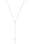 Elli Necklace Women Y-Shape Minimal in 925 Sterling Silver - 4