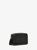 Michael Kors Jet Set Travel Medium Leather Messenger Bag Black - 3