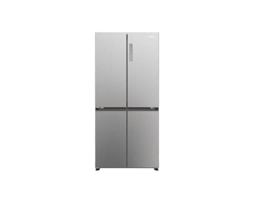 Haier Cube 83 Series 3 HCR3818ENMM - Frigorífico 4 Puertas, Display LED, Función Cooling y Freezing, 467L, Tiradores Integrados, Total No Frost, Ancho 83cm, Motor Inverter, Luz LED, Inox