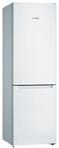 Bosch - Frigorífico Combi, 60 cm, Serie 2, NoFrost, Iluminación LED, MultiAirFlow, Blanco, KGN36NWEA
