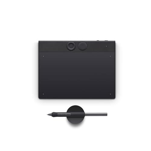 Wacom Intuos Pro Small, the innovative pen tablet incl. Wacom Pro Pen 3, compact and lightweight - ideal for creators on the go or those with limited desk space, without compromising on performance