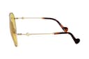 Moncler ML0169 Gold 64/6/140 Damen Sonnenbrillen - 4