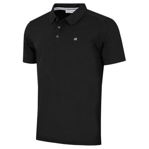 Calvin Klein Mens Campus Polo Shirt - Black - M