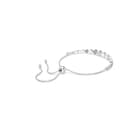 Swarovski Pulsera Tennis Imber, Tallas redondas combinadas, Azul, Baño de rodio - 5