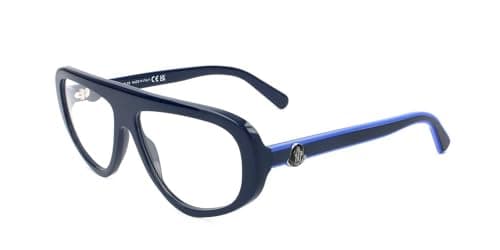 Moncler ML5196 Shiny blue 57/14/145 Herren Brillen