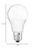 Osram LED Base Classic A RGBW Bulb, in Bulb Shape with E27 Socket, Dimmable and Colour Control via Remote Control, Replaces 60 Watt, Warm White - 2700 Kelvin, Pack of 1 - 4
