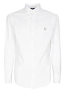 Polo Ralph Lauren Men's Slim-Fit Oxford Button Down Shirt, Rl White, M - 1