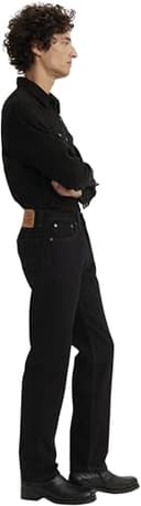 Levi's 505 Regular Fit, Jeans Uomo, Nero, 36W / 34L - 10