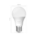 Philips Hue Essential LED A60 Smart Bulb, White and Color Ambiance, E27 Base, 8W, 2200K-6500K, 806 Lumens, Dimmable B22 LED Bulb, Smart Lighting Works with Alexa, Google Assistant, Apple Home, 4 Pack - 2