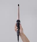 Remington Rizador de Pelo PROluxe Midnight Edition, barril 13-25 mm, Tecnología OPTIHeat, Peinados Duraderos, Cerámica, 5 Temperaturas hasta 210°C, Ajuste Pro+, Digital, Punta Fría, CI91AW1B - 6