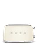 SMEG TSF02CREU, Tostadora de 4 rebanadas 50's Style, Cream - 1
