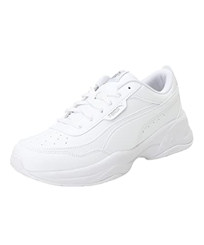 PUMA Cilia Mode, Zapatillas de Deporte Mujer, Puma White-Puma Silver, 38.5 EU