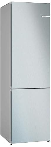 Bosch KGN392LBF, Series 4, Fridge-Freezer, 203 x 60 cm, 260 L Cool & 103 L Freezer, VitaFresh XXL, NoFrost Never Defrost Again, LED Lighting Even Illumination, Brushed Steel