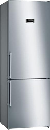 Bosch Serie 4 - Frigorífico combinado, NoFrost, alto 203 x ancho 70 cm, 438 L, Tecnología VitaFresh, Blanco - KGN49XIDQ