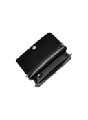 Michael Kors Jet Set Signature Logo Crossbody Bag Black PVC - 3