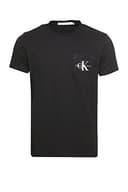 Calvin Klein Jeans Men's Core Monologo Pocket Slim Tee J30j320936 S/S T-Shirts, Black (Ck Black), L - 1