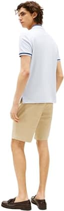 Tommy Hilfiger Herren Poloshirt Kurzarm Contrast Collar Block Regular Fit, Blau (Heathered Blue Bros B0802), L - 2