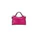 Cheval Firenze Algedi Mini Genuine Leather Handbag Made in Italy, fuchsia - 1