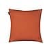 LINUM Annabell Elegant Cushion Cover 40 x 40 cm, 100% Cotton, Machine Washable, Rust Orange - 1