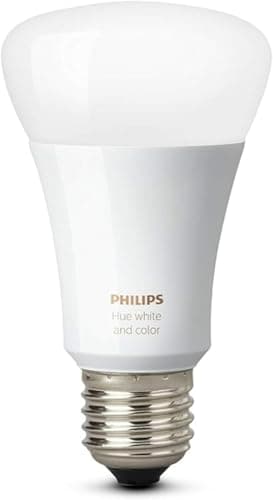 Philips Hue White and Color Ambiance Lampadina Smart LED, Attacco E27, Luce Bianca o Colorata, 9.5 W, Versione 2018