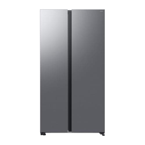 Samsung Frigorifero Side by Side AI RS70F65QET/EF, All-Around Cooling, Wifi con AI Energy Mode, Total No Frost, SpaceMax, 655 L, LxAxP: 91,2 x 178,4 x 72,6 cm, Metal Inox