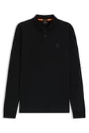 Boss Polo Passerby Slim Fit de algodón elástico con Logotipo, Negro1, M - 1