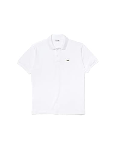 Lacoste L1212 Camisa Polo, Blanco, M Hombre