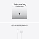 Apple MacBook Pro Laptop mit M5 Pro Chip mit 18-Core CPU und 20-Core GPU: Entwickelt für KI, 16,2" Liquid Retina XDR Display, 24 GB gemeinsamer Arbeitsspeicher, 1 TB SSD, WLAN 7; Silber - 6