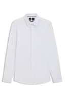 BOSS Herren P-HANK-s-C1-222 Slim-Fit Hemd aus Baumwoll-Mix mit Performance-Stretch Weiß 41 - 1