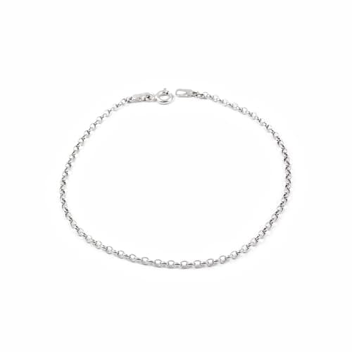 Monde Petit Bracciale Rolo - oro bianco 18k (750) - Scatola Regalo - Certificato di garanzia