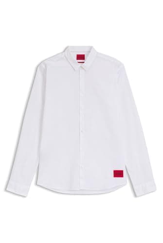HUGO Ero3-w22 Camicia, Open White199, M Uomo