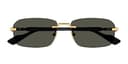 GUCCI SUNGLASSES GG1221S-001 GOLD-BLACK-GREY 56 MENS - 2