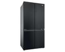 Haier HCR39F19ENPT Freestanding French Style 90cm Wide 646 Litre Capacity Frost Free Four Multi Door Fridge Freezer - Slate Black - Width 908 x Depth 748 x Height 1905 (mm) - 3