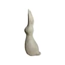 OriginalPaul Skulp & Betondesign Kleiner moderner, Glatte Hase aus frostresistentem Steinguss Maße: H/B/T: 41cm / 12cm / 15cm ca. 4,4kg - 4