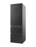 Haier 3D 60 Series 3 HTW3618ENPB Wifi Connected 185cm 60/40 No Frost Fridge Freezer - Slate Black - E Rated - 3