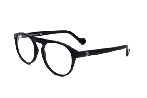 MONCLER Gafas de Vista ML5054 001 SHINY BLACK 54/18/150 Hombre