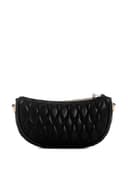 GUESS Valla Mini Top Zip Shoulder Bag - Bolso bandolera, color negro - 4