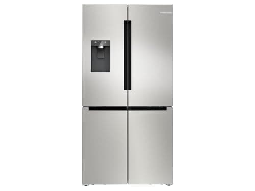 Bosch KFI96APEA, Series 6, Smart French Door Fridge, 183 x 90.5 cm, 375 L Cooling + 199 L Freezer, noFrost, Ice and Water Dispenser, Big Box, VitaFresh XXL 0º, AntiFingerprint, Brushed Steel