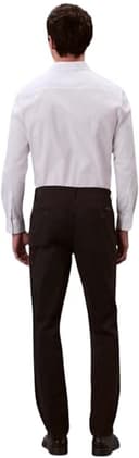 Calvin Klein Uomo Pantaloni Chino Cotton Signature Slim Fit, Nero (Black), 34W/36L - 2