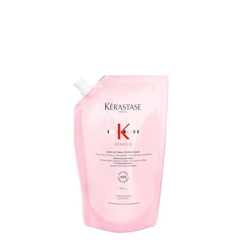 Kérastase, Genesis, Ricarica Shampoo Professionale Fortificante per Capelli Indeboliti, Capelli Sani e Forti, Con Cellule Native di Stella Alpina e Radice di Zenzero, Bain Hydra-Fortifiant, 500 ml