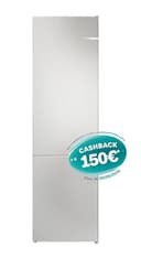 Bosch KGN392LAG Serie 4, Frigorifero combinato da libera installazione, Total No Frost, VitaFresh XXL: Spazio extra-large per i tuoi cibi freschi, PerfectFit, Luce LED, Acciaio, 203 x 60 cm - 2