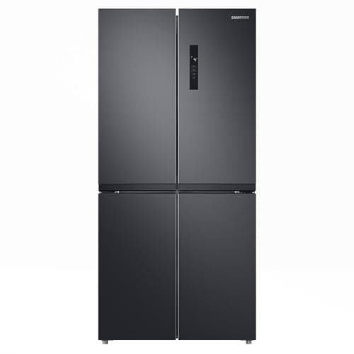 Samsung Frigorifero Quattro Porte Slim RF48A400EB4/EF, Total No Frost, Twin Cooling Plus, Motore Digital Inverter Garantito 20 Anni, 488 L, LxAxP: 83,3 x 179,3 x 74 cm, Nero