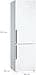 Bosch KGN39VWEQ Serie 4, Frigorifero combinato da libera installazione, Total No Frost, Cassetti VitaFresh, PerfectFit, Luce LED, Bianco, 203 x 60 cm - 2