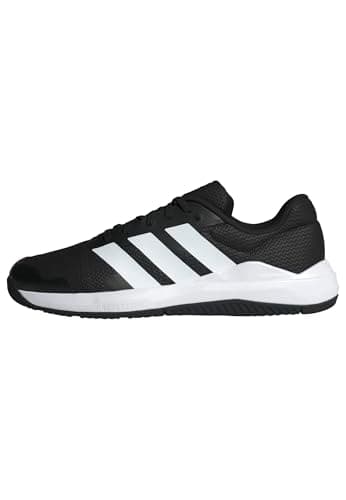 adidas Uomo Dropset Base Training Shoes, Core Black/Cloud White/Lucid Red, 45 1/3 EU