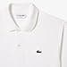 Lacoste L1212 Camisa Polo, Blanco, M Hombre - 6