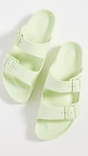 Arizona Eva - Sandalo da Donna BIKENSTOCK Con doppia Fascia, Faded Lime, 5.5 UK - 4